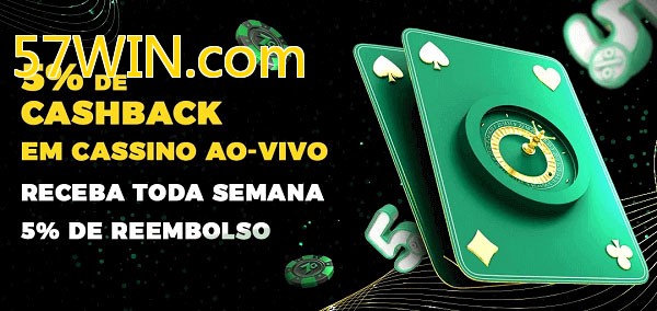 Promoções do cassino ao Vivo 57WIN.com